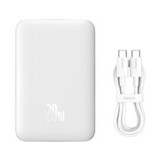 BASEUS Magnetna Mini Air Powerbank Baseus 10000mAh 20W (bela)