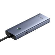 BASEUS Baseus UltraJoy Series Lite 4-portno vozlišče (Type-C na USB3.0*4+Type-C 5V) (sivo)