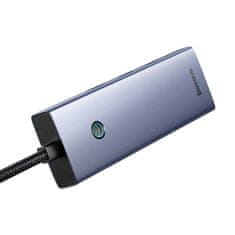 BASEUS Baseus UltraJoy Series Lite 4-portno vozlišče (Type-C na USB3.0*4+Type-C 5V) (sivo)