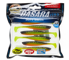 LUCKY JOHN 3D Basara Soft Swim 3,5" barva PG01 - 6 kosov