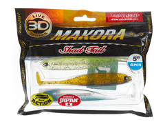 LUCKY JOHN 3D Makora Shad Tail 5" barva 005 4 kosi