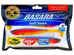 LUCKY JOHN 3D Basara Soft Swim 6" barva PG13 - 3 kosi