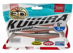 LUCKY JOHN 3D Kubira Swim Shad 5" barva PG21 - 3 kosi