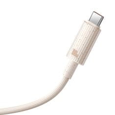 BASEUS Kabel za hitro polnjenje Baseus USB-C z USB-C Habitat Series 1m 100W (roza)