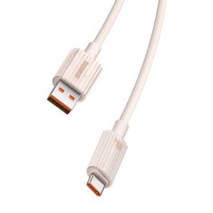 BASEUS Kabel za hitro polnjenje Baseus USB na USB-C Habitat Series 1m 100W (roza)