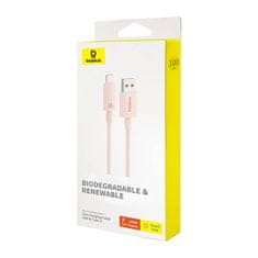 BASEUS Kabel za hitro polnjenje Baseus USB na USB-C Habitat Series 1m 100W (roza)