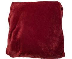 Jerry Fabrics Prevleka Microplush iz poliestra v bordo barvi, 90/200 cm