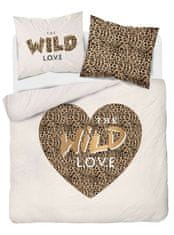 Detexpol Francosko posteljno perilo Wild Love Cotton, 220/200, 2x70/80 cm