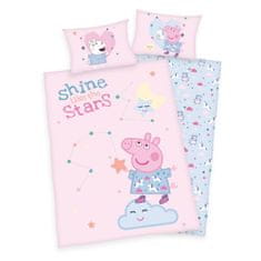 Herding Posteljno perilo Peppa Pig Stars Bombaž, 100/135, 40/60 cm