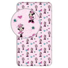 Jerry Fabrics Prevleka Minnie Flowers 02 Bombaž, 90/200 cm