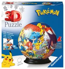 Ravensburger 3D Puzzleball Pokémon 72 kosov