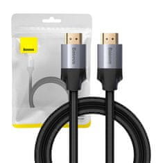 BASEUS Kabel HDMI serije Baseus Enjoyment, 4K, 0,75 m (črna/siva)