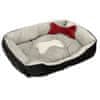 MG Dog Bed ležišče za pse in mačke 60x45cm, siva črna