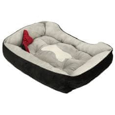 MG Dog Bed ležišče za pse in mačke 60x45cm, siva črna