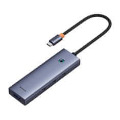 BASEUS Vozlišče 4v1 Baseus UltraJoy USB-C na USB 3.0 (vesoljsko siva)