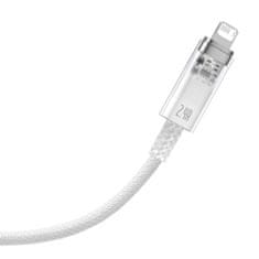 BASEUS Kabel za hitro polnjenje Baseus USB-A z Lightning Explorer Series 2 m, 2,4 A (bela)