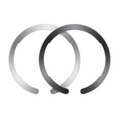 ESR Adapter for Magsafe ESR HaloLock Ring for smartphone 2pcs. (black/silver)