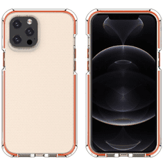 HURTEL ARMOUR OVITEK IZ GELA SPRING ARMOR S PISANIM OKVIRJEM ZA IPHONE 11 PRO MAX, RDEČ