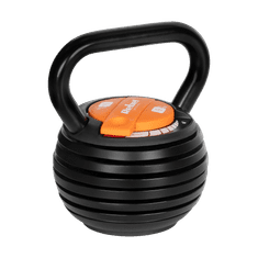 shumee Avtomatski nastavljiv litoželezni kettlebell 9kg, REBEL ACTIVE