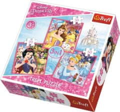 Trefl Puzzle Disneyjeve princese: čarobni svet 3v1 (20,36,50 kosov)