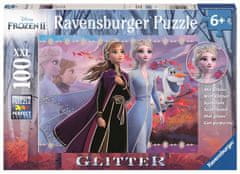 Ravensburger Glitter Puzzle Ledeno kraljestvo 2 XXL 100 kosov