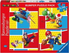 Ravensburger Super Mario Puzzle 4x100 kosov