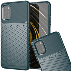 HURTEL THUNDER CASE UPOGLJIV OKLEPNI OVITEK ZA XIAOMI POCO M3 / XIAOMI REDMI 9T ZELEN