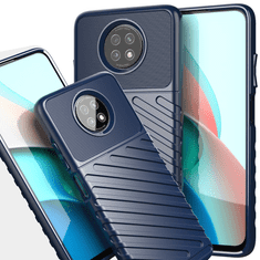 HURTEL THUNDER CASE UPOGLJIVA OKLEPNA TORBICA ZA XIAOMI REDMI NOTE 9T 5G MODRA