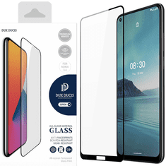 Dux Ducis DUX DUCIS 10D TEMPERED GLASS TRPEŽNO 9H KALJENO STEKLO ZA CELOTEN ZASLON Z OKVIRJEM ZA NOKIA 3.4 ČRNA (CASE FRIENDLY)