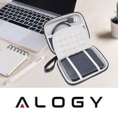 Miramarket Alogy Protect Case univerzalno ohišje s prostorom za 2,5" HDD pomnilniške kartice kable organizator škatla Črna