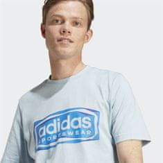 Adidas Majice obutev za trening svetlo modra L Fld Spw Logo