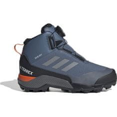 Adidas Čevlji treking čevlji mornarsko modra 40 EU Terrex Winter Mid Boa R.rdy K