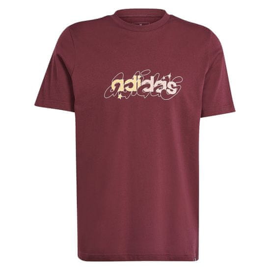 Adidas Majice bordo rdeča Illust Lin