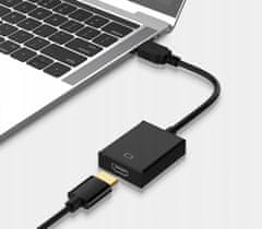 CO2 CO2 PRZEJŚCIÓWKA USB 3 HDMI ADAPTER KABEL HUB KONWERTER FULL HD 1080P 60HZ