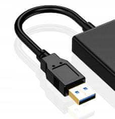 CO2 CO2 PRZEJŚCIÓWKA USB 3 HDMI ADAPTER KABEL HUB KONWERTER FULL HD 1080P 60HZ