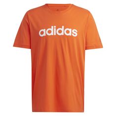 Adidas Majice oranžna L Essentials Embroidered Linear Logo Tee