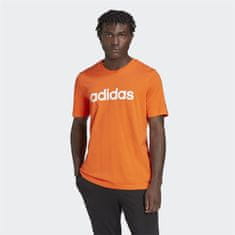 Adidas Majice oranžna L Essentials Embroidered Linear Logo Tee