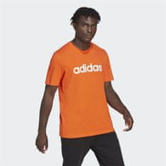 Adidas Majice oranžna L Essentials Embroidered Linear Logo Tee