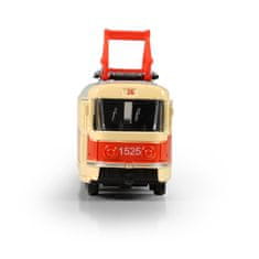 Kovinski češki retro tramvaj 16 cm BRNO