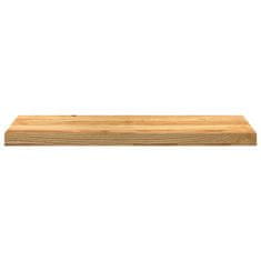 Vidaxl Podloge za stopnice 4 kosi rjave 80x25x2 cm trdna hrastovina