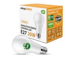 Berge LED žarnica - E27 - A80 - 20W - 1800Lm - topla bela