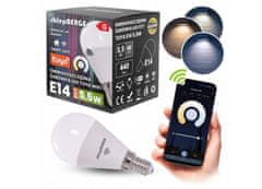 Berge SMART E14 LED žarnica 5,5W WW-NW-CW Wi-Fi TUYA CCT