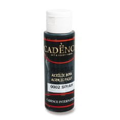 Cadence Akrilna barva Premium - črna / 70 ml