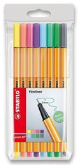 Stabilo Marker point liner 88 set 8 "Pastel"