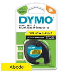 Dymo Trak LETRATAG 12mmx4m RU plastika