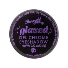 Barry M Glazed Gel Chrome Eyeshadow gel senčilo za oči s krom učinkom 3.5 g Odtenek so exclusive