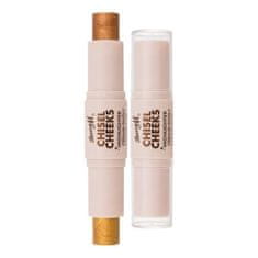 Barry M Chisel Cheeks Highlighter Cream Duo kremni osvetljevalci v stiku 6.3 g Odtenek gold/bronze