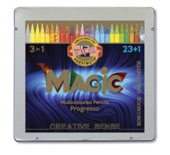 Koh-i-Noor Umetniške barvice Magic 3v1 - 23+1 kos