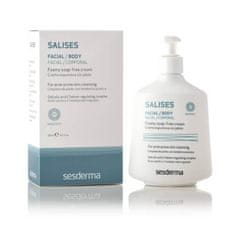 Sesderma Salises antibakterijski gel za obraz in telo Salises (Foamy Soap-Free Cream) 300 ml