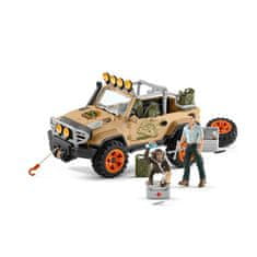 Schleich Wild Life 42410 4 x 4 terensko vozilo z vitlom